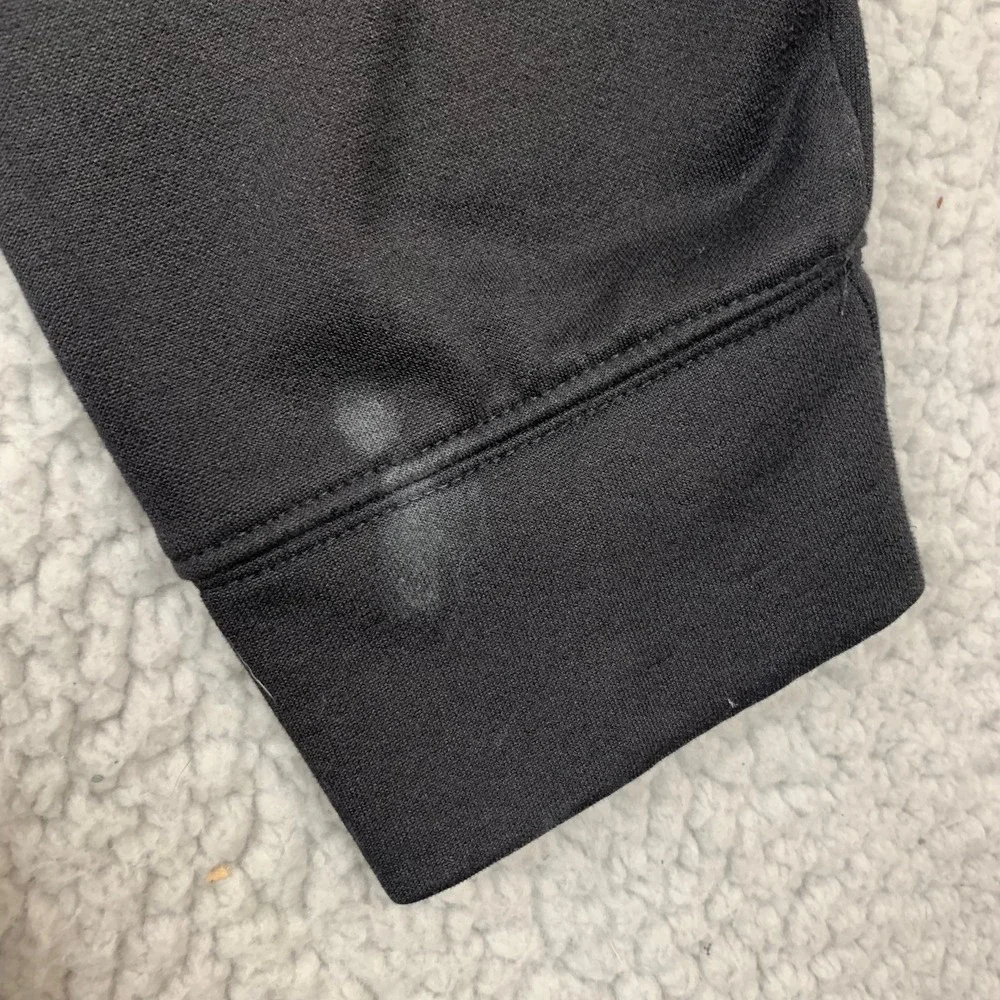 The North Face Hoodie Mens Medium Black Polyester Graphic‎ Logo Pullover